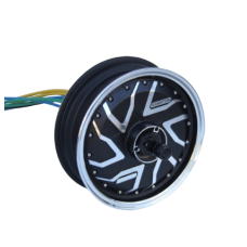 Мотор колесо QS motor 72v-96v12000w(24000w) в ободе 13'' для электроскутера, под дисковый тормоз