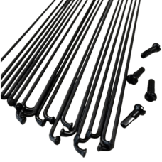 Спица 12G 100мм с ниппелем, цвет чёрный