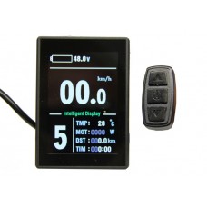 Цветной дисплей LCD-8SU+USB для контроллеров KUNTENG на 24v,36v,48v