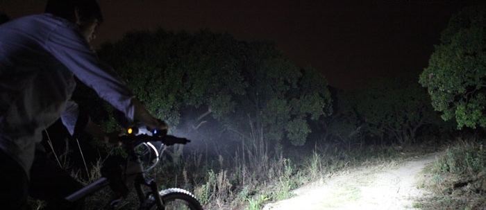 Ночная велосипедная прогулка.