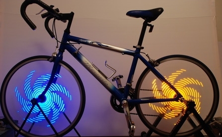 Светодиодная подсветка велосипеда.